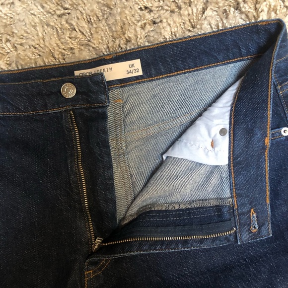 ASOS Design high rise wide leg Jean in vintage indigo 💫 slight stretch 🧿 - Picture 10 of 13